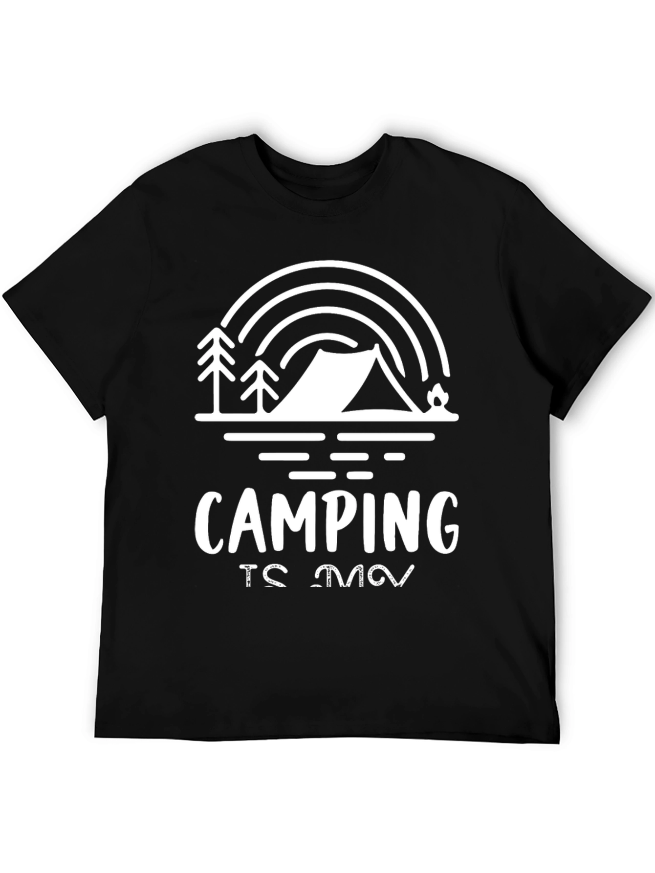 Camping is My Happy Place Graphic Tee