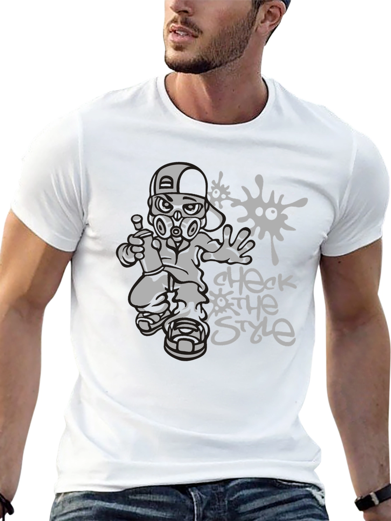Check the Style Graffiti Art T-Shirt