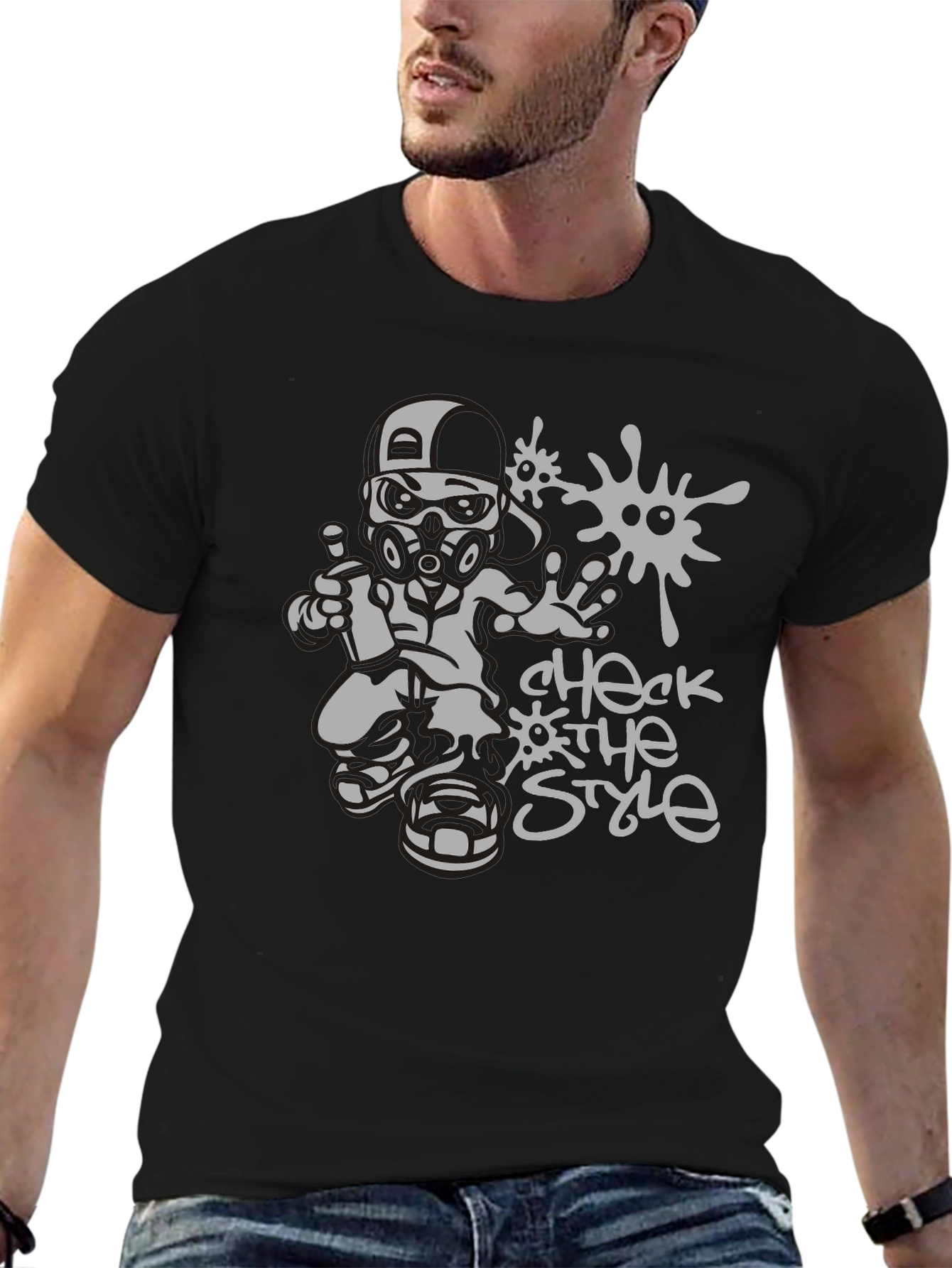 Check the Style Graffiti Art T-Shirt