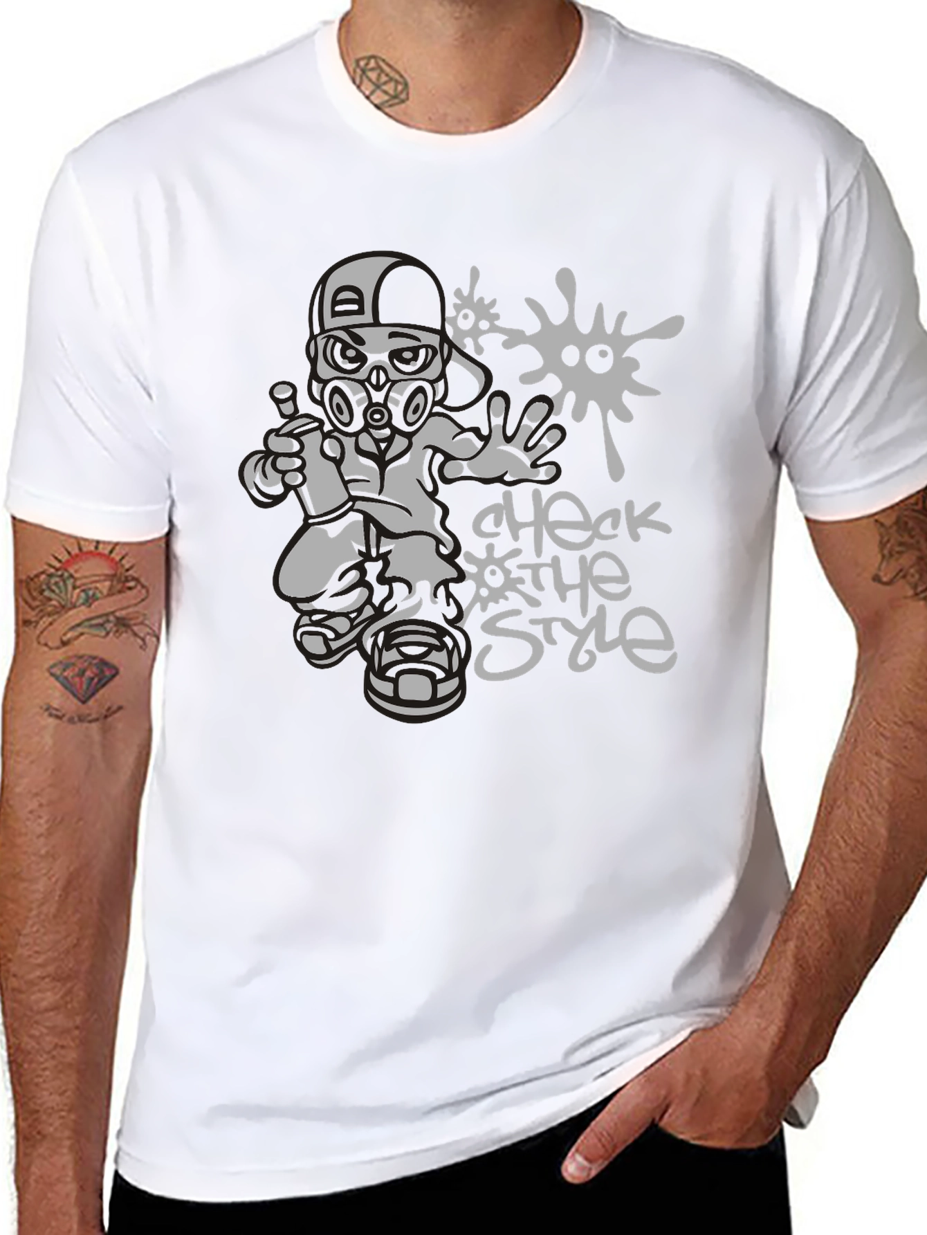 Check the Style Graffiti Art T-Shirt