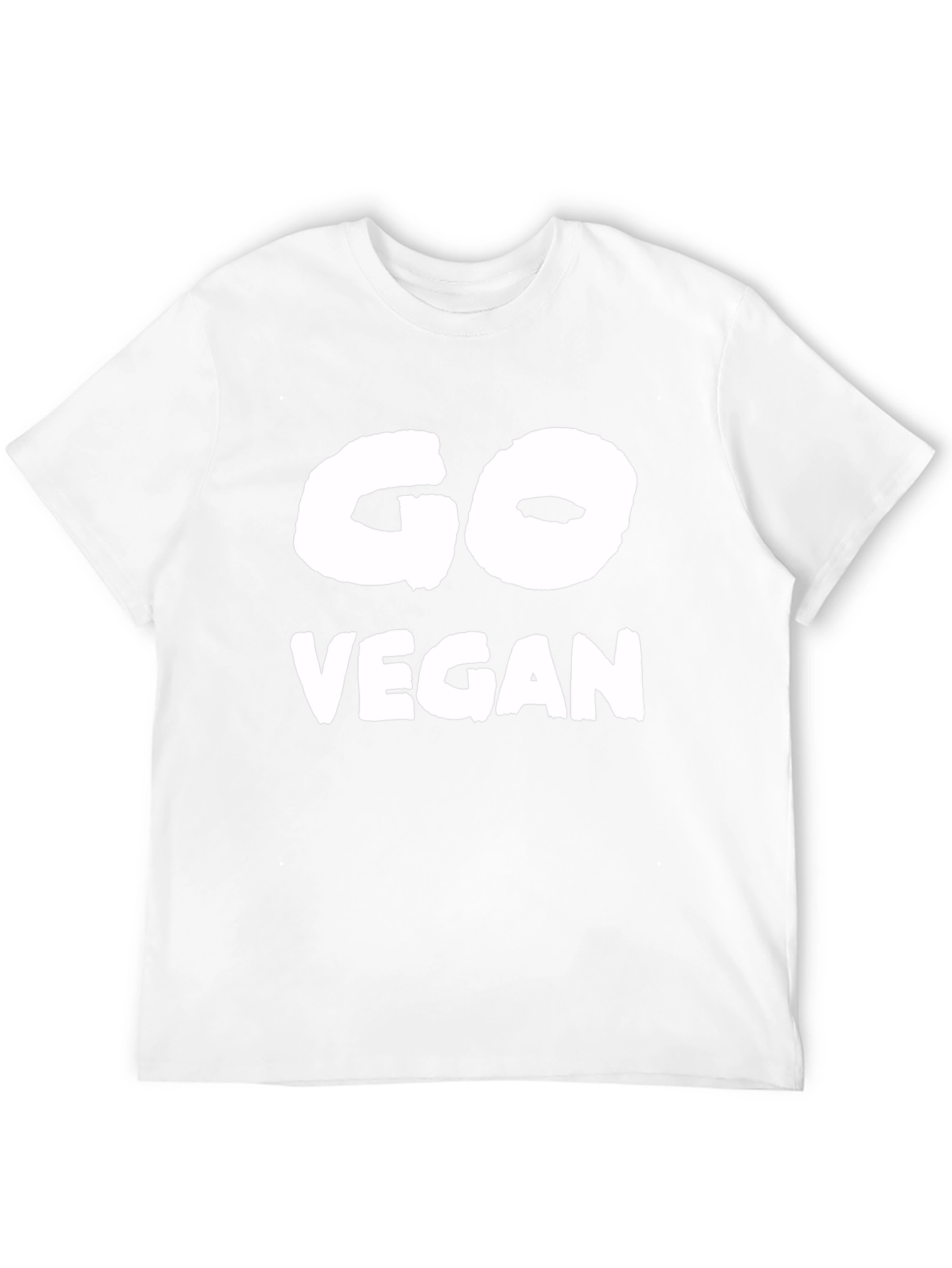 Go Vegan Tee - Black Graphic T-Shirt