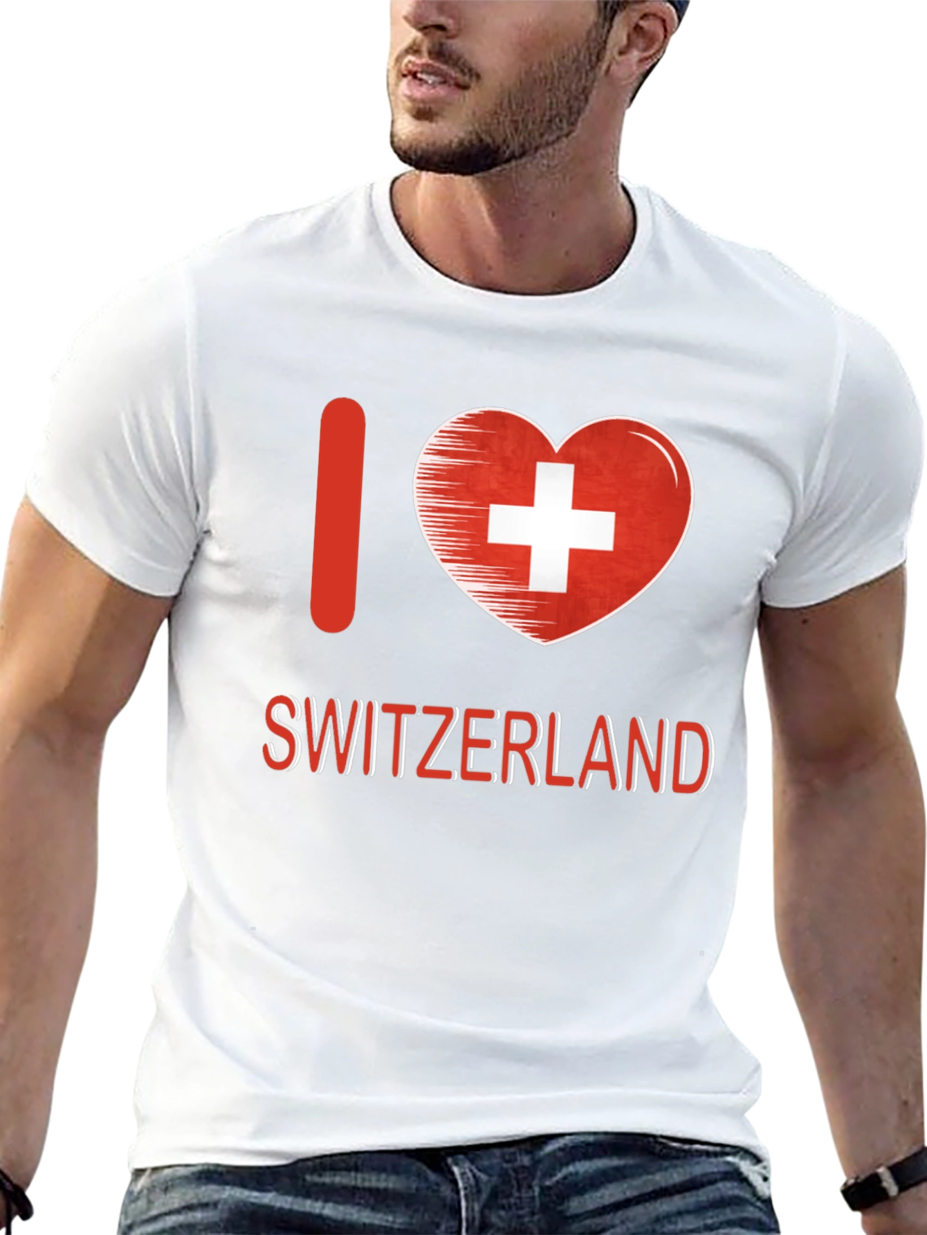 I Love Switzerland T-Shirt - Swiss Pride Tee
