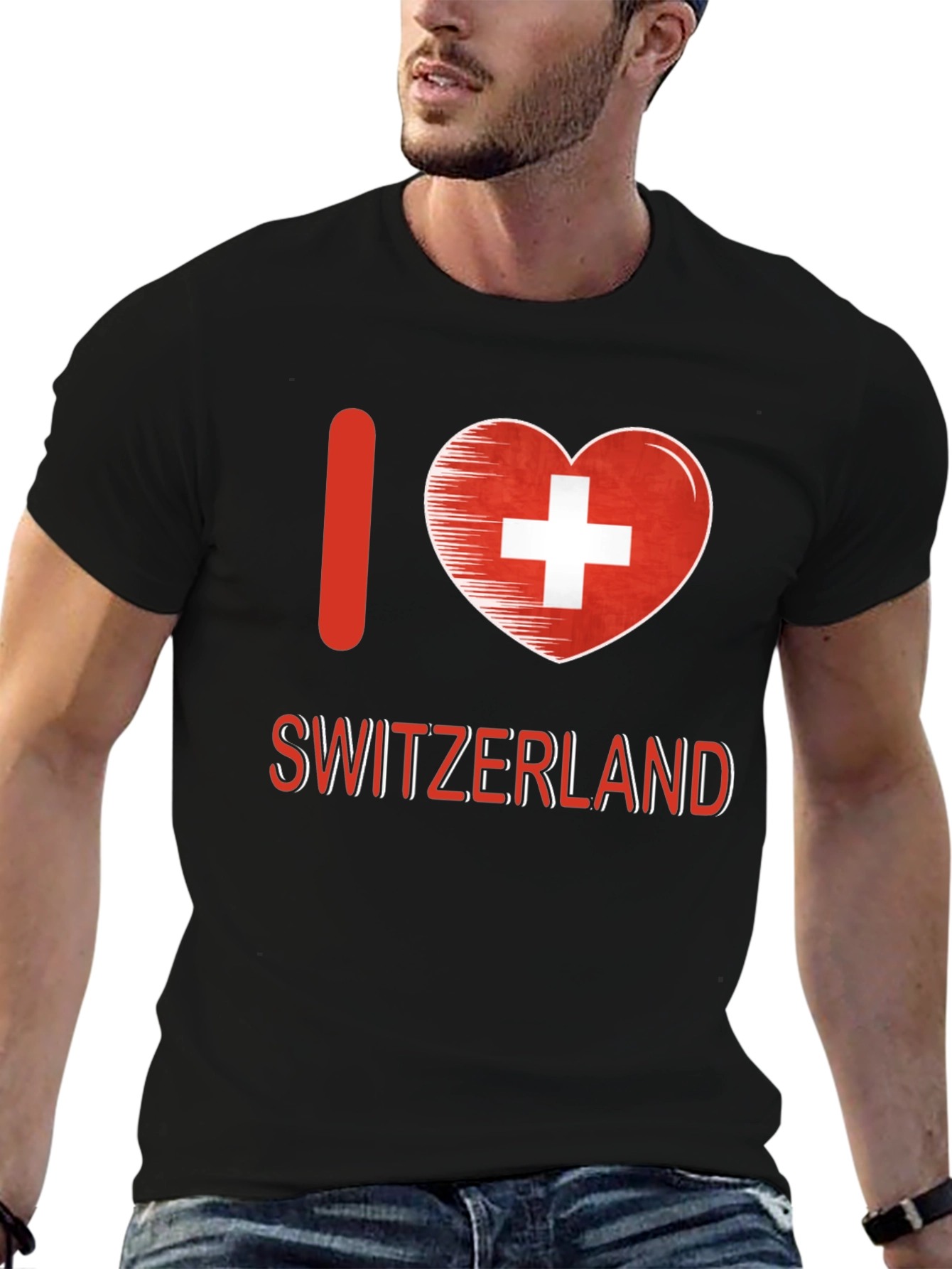 I Love Switzerland T-Shirt - Swiss Pride Tee
