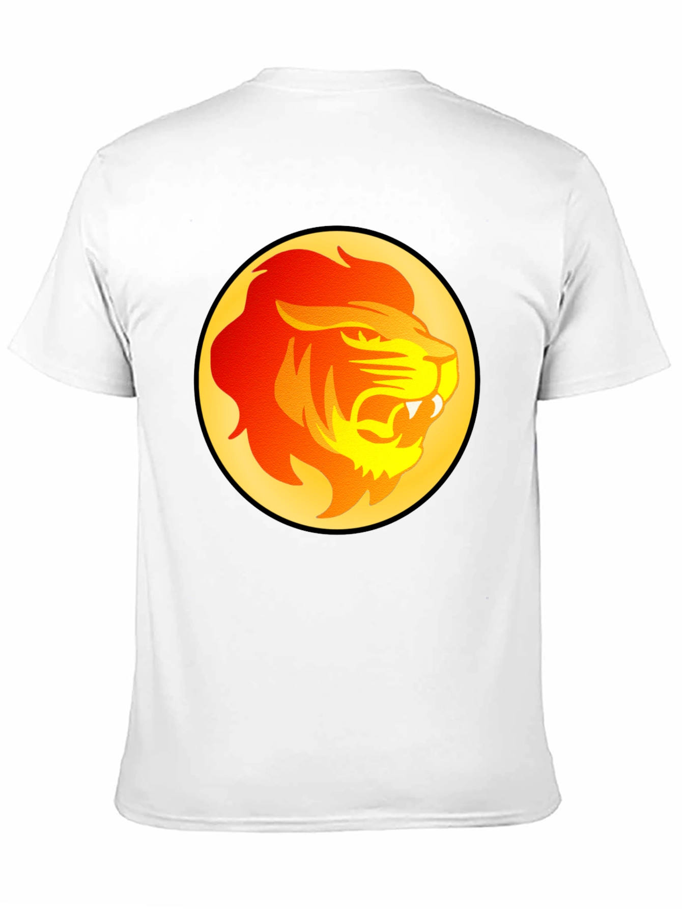 Lion Graphic Tee - Bold Animal Print T-Shirt
