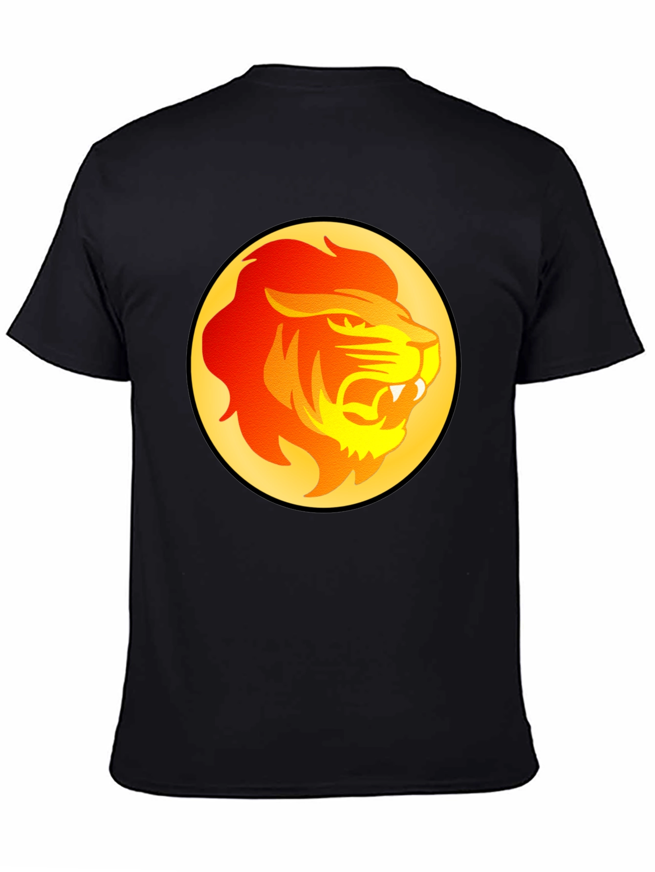 Lion Graphic Tee - Bold Animal Print T-Shirt