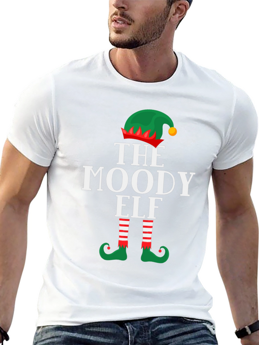 The Moody Elf T-Shirt - Funny Christmas Tee