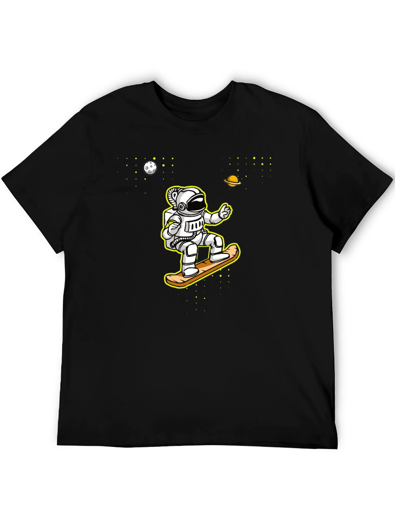 Astronaut Skateboarder Graphic T-Shirt