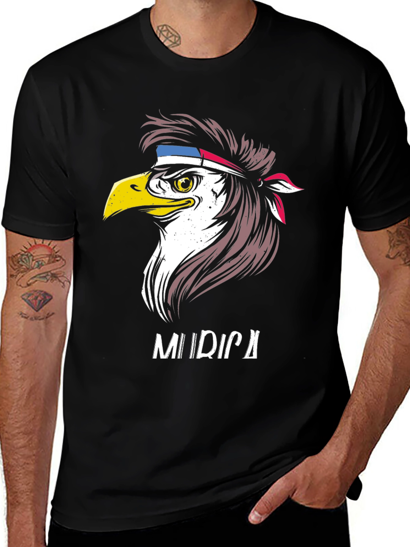 Patriotic Eagle Graphic Tee