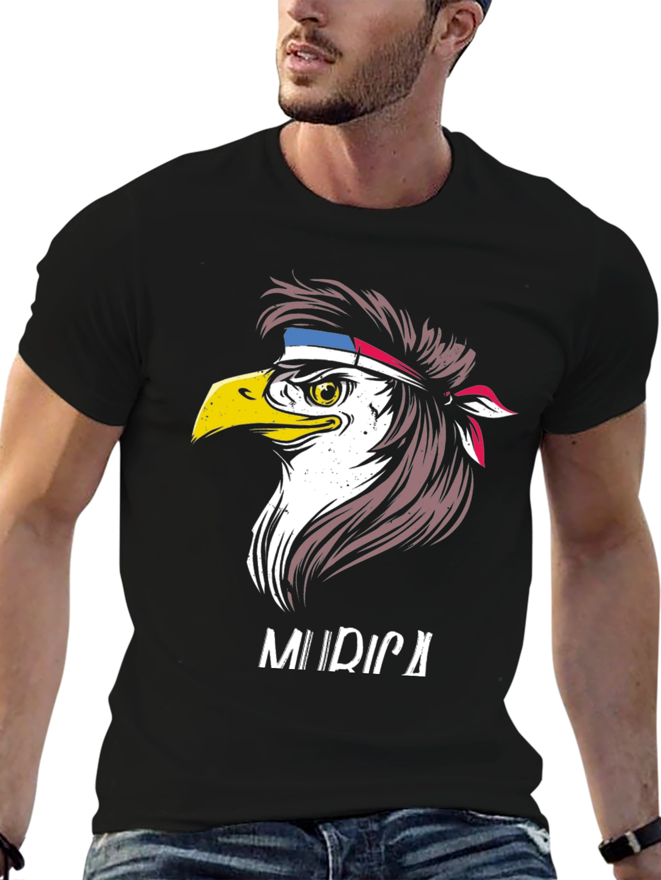 Patriotic Eagle Graphic Tee
