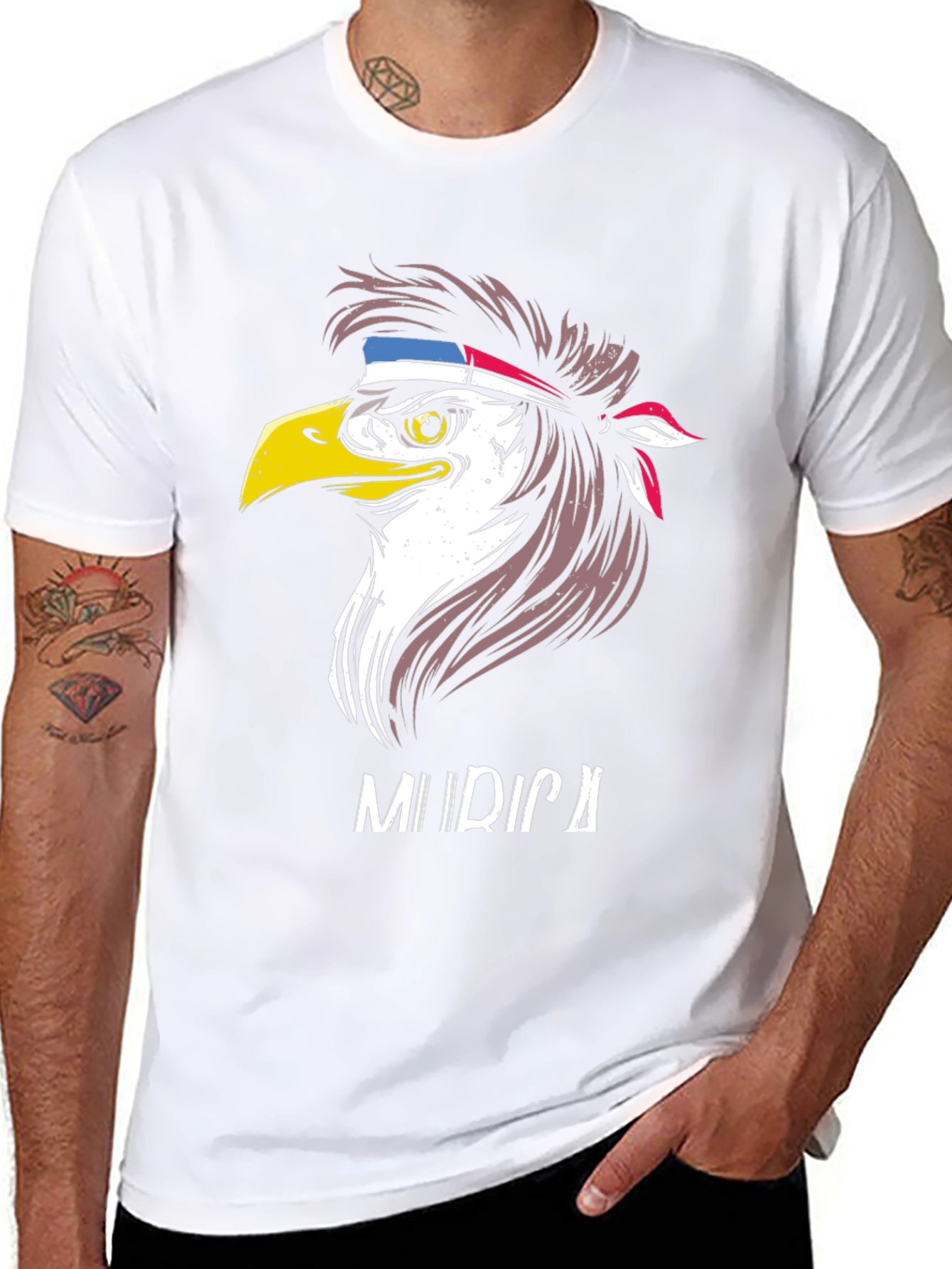 Patriotic Eagle Graphic Tee