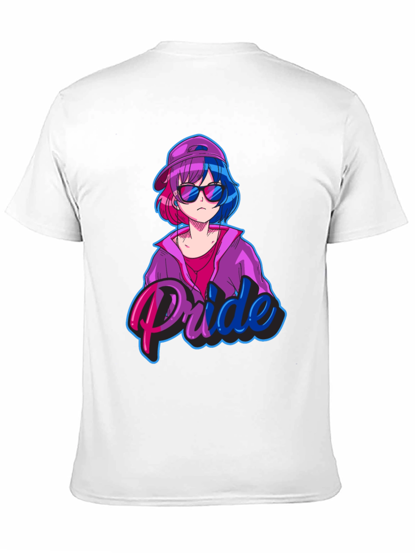 Bisexual Pride Anime Tee - Stylish Graphic T-Shirt
