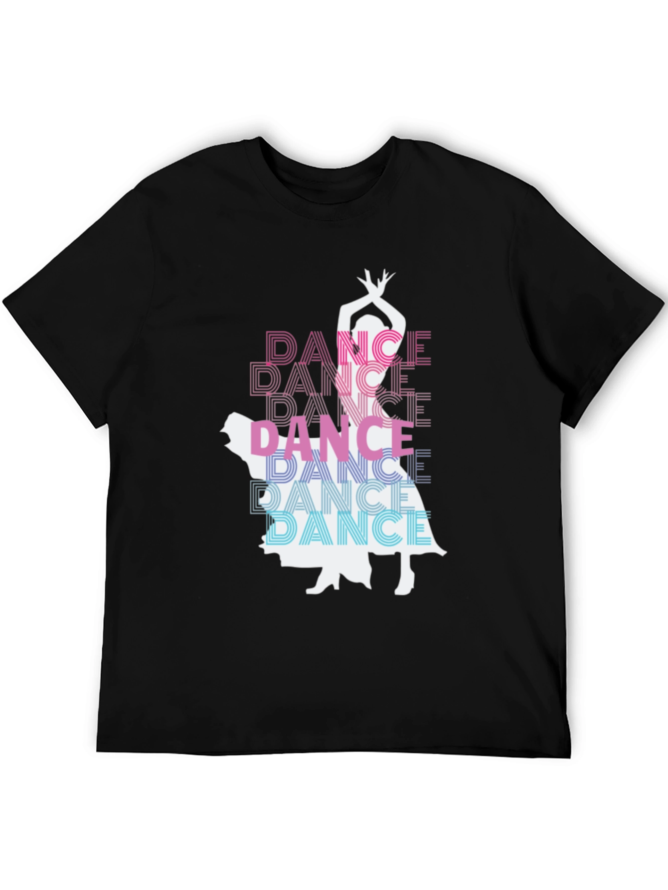 Dance Silhouette Graphic Tee - Stylish Comfort