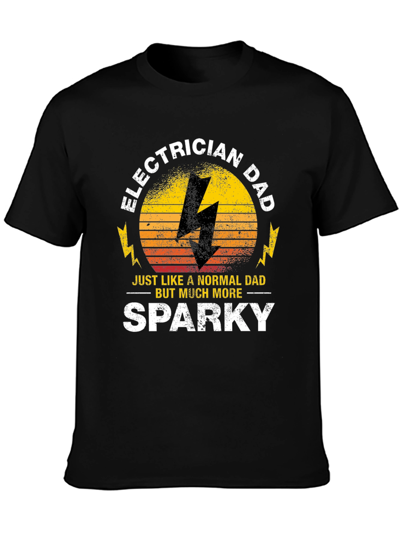 Electrician Dad T-Shirt - Sparky Fathers Day Gift