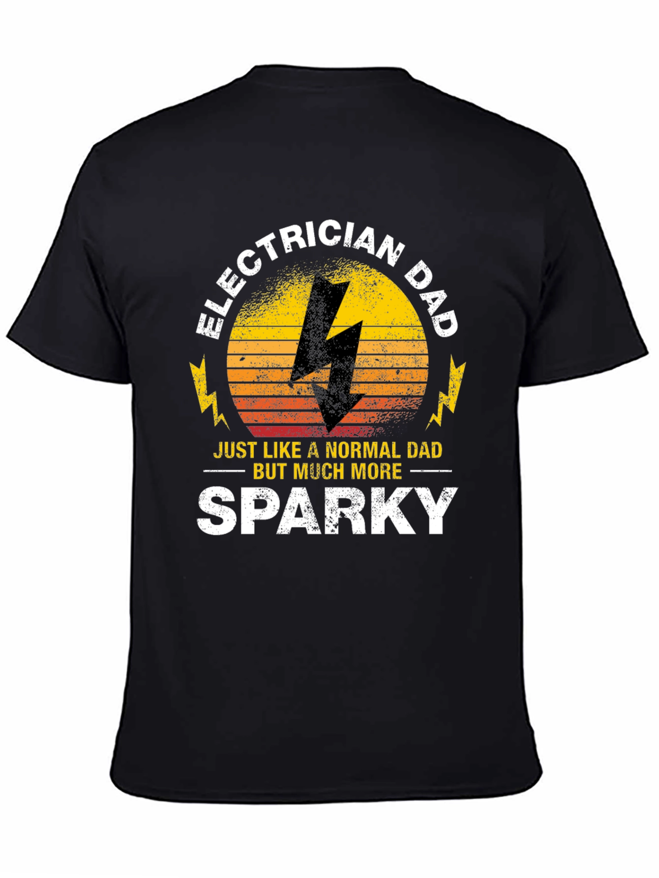 Electrician Dad T-Shirt - Sparky Fathers Day Gift