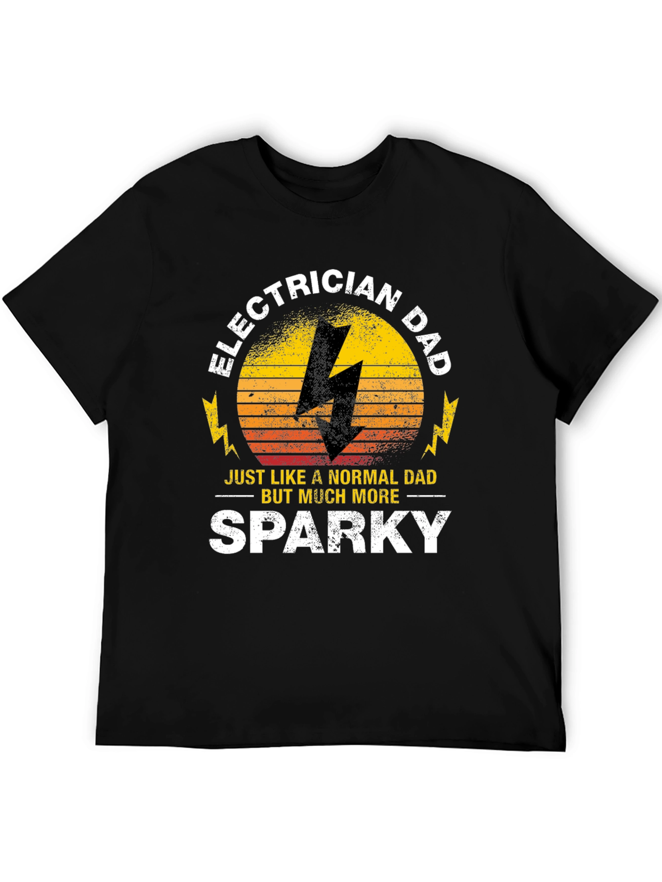Electrician Dad T-Shirt - Sparky Fathers Day Gift