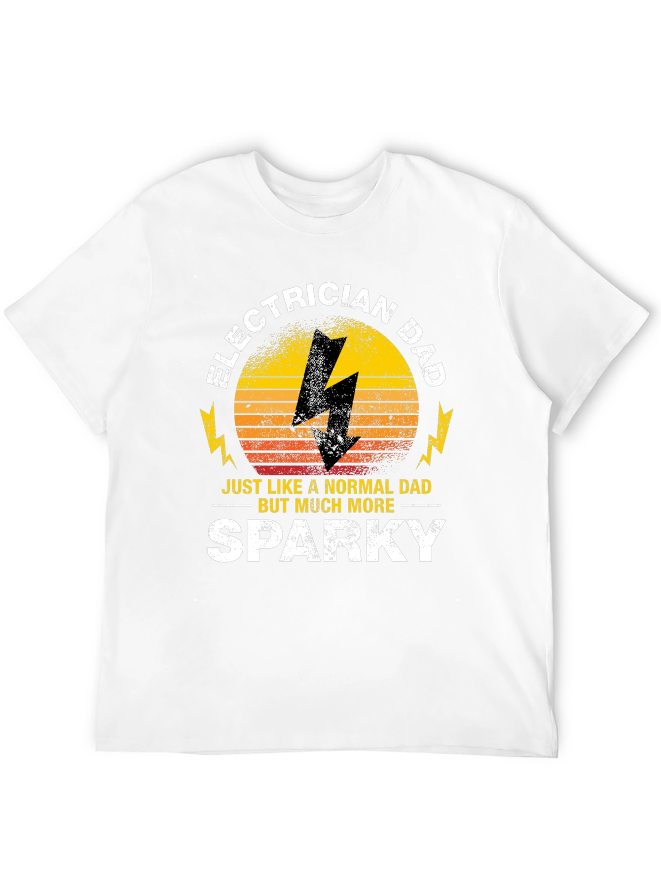 Electrician Dad T-Shirt - Sparky Fathers Day Gift