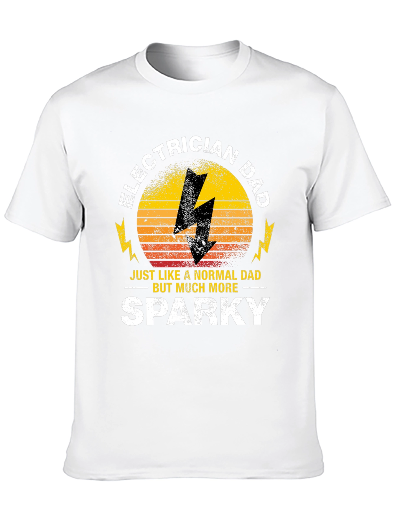 Electrician Dad T-Shirt - Sparky Fathers Day Gift