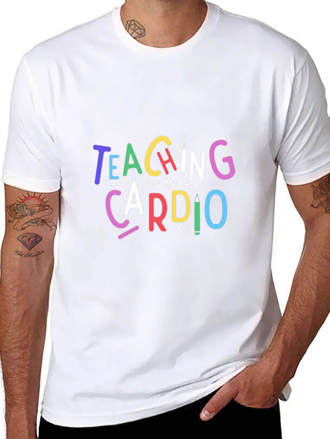 Teaching is My Cardio T-Shirt - Teacher Apparel