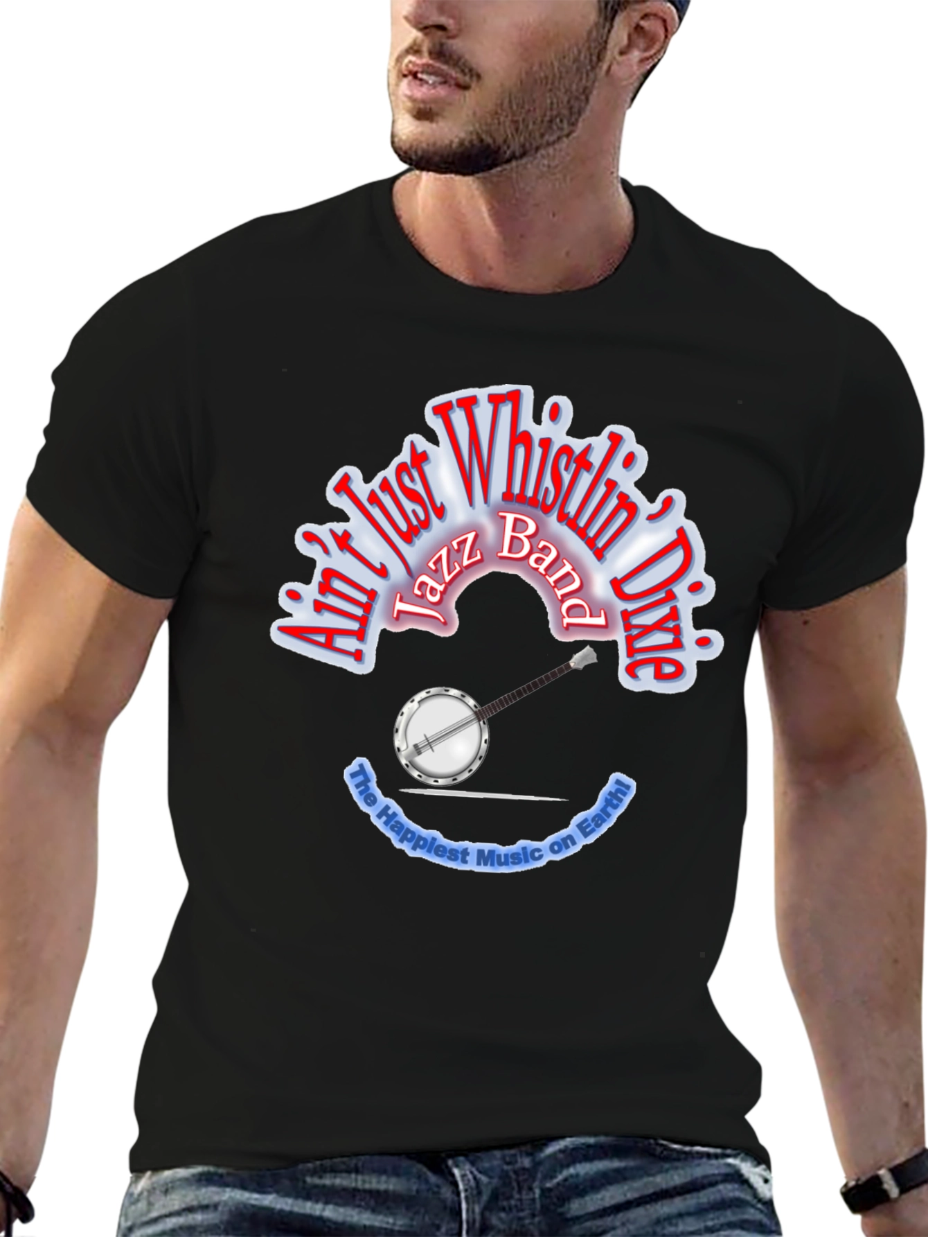 Aint Just Whistlin Dixie Jazz Band T-Shirt