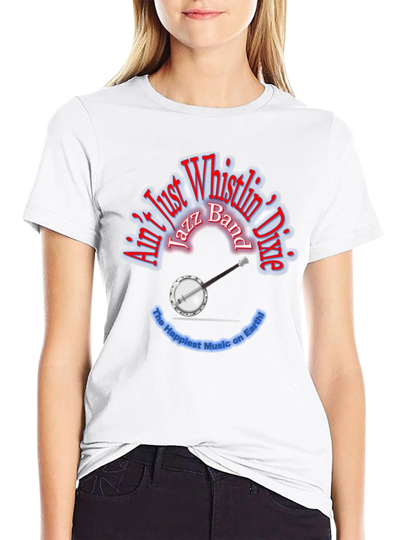 Aint Just Whistlin Dixie Jazz Band T-Shirt