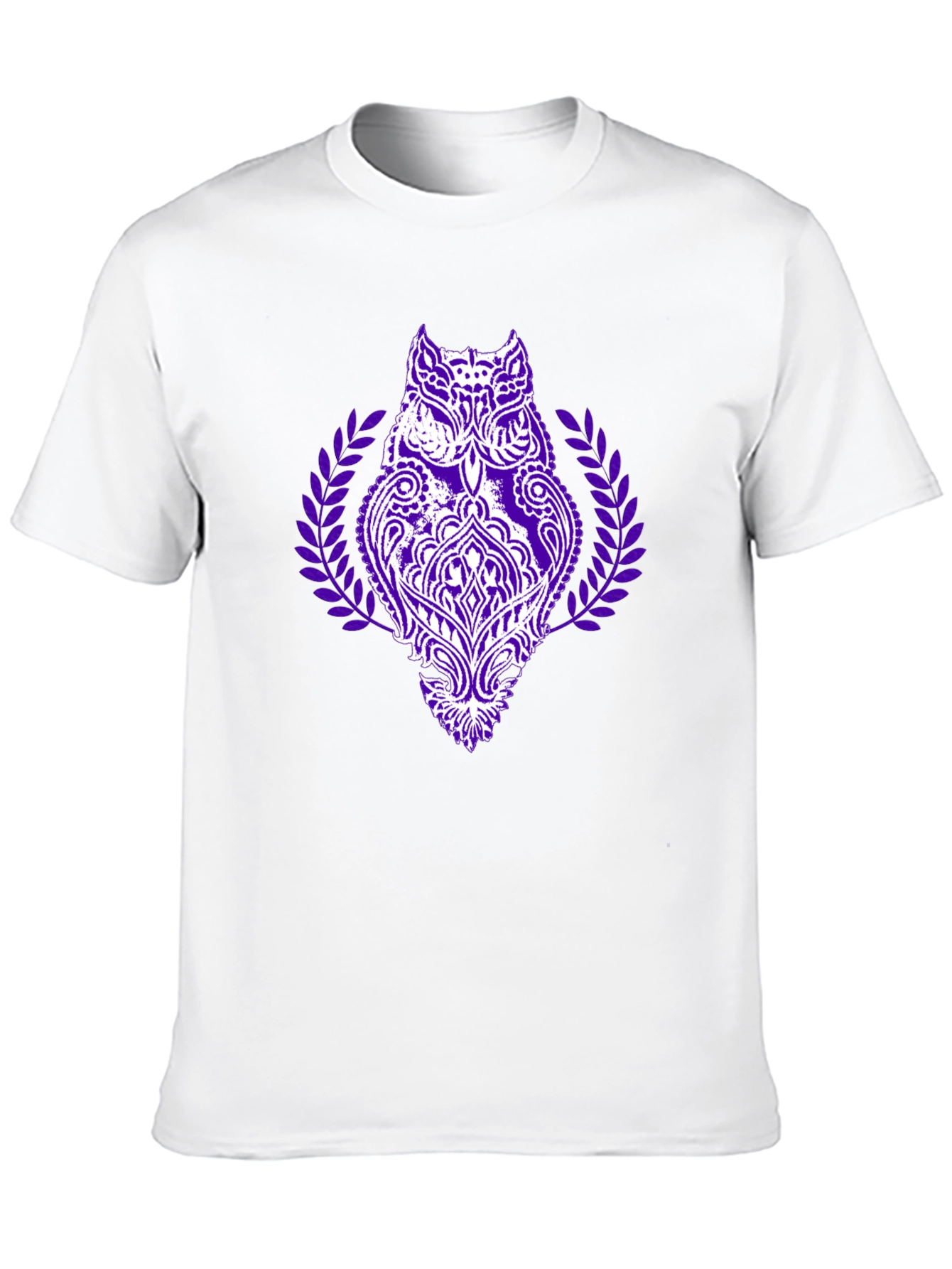 Owl Mandala Black Graphic Tee