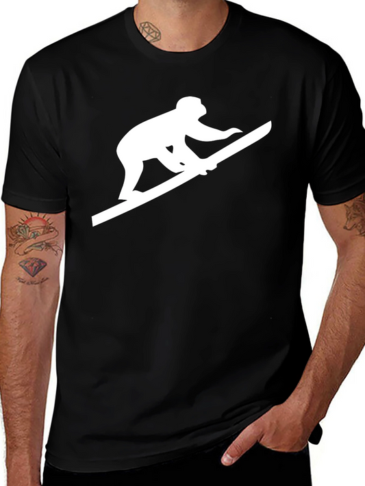 Monkey Balance T-Shirt - Unique Graphic Tee