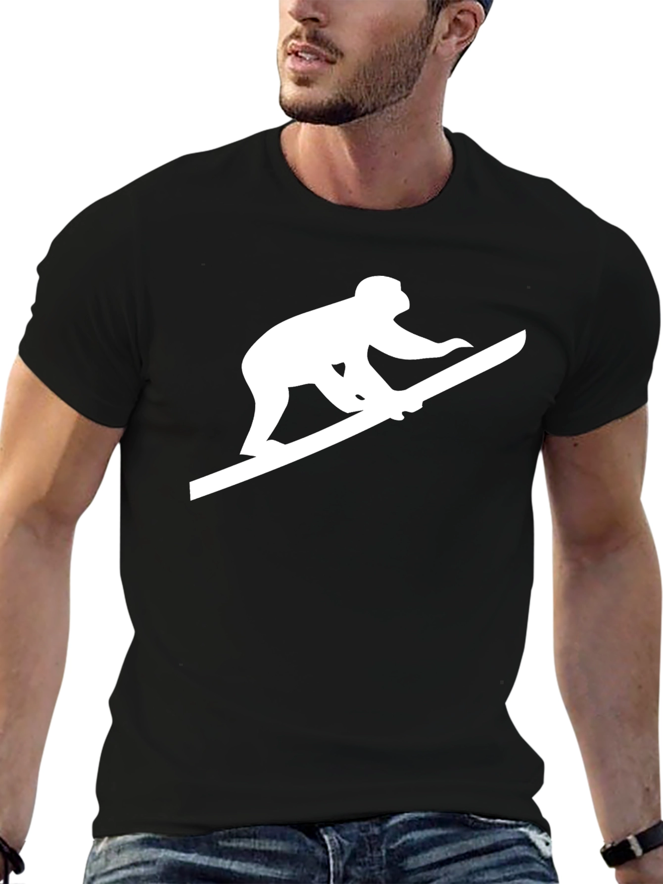 Monkey Balance T-Shirt - Unique Graphic Tee