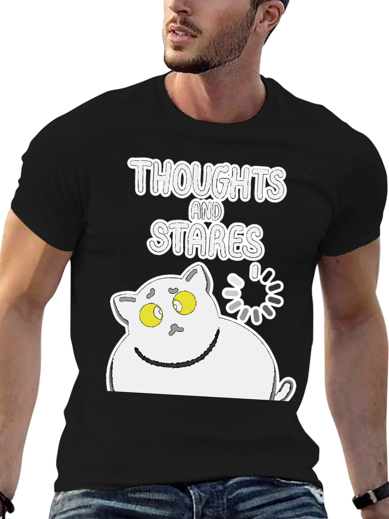 Thoughts and Stares Graphic T-Shirt