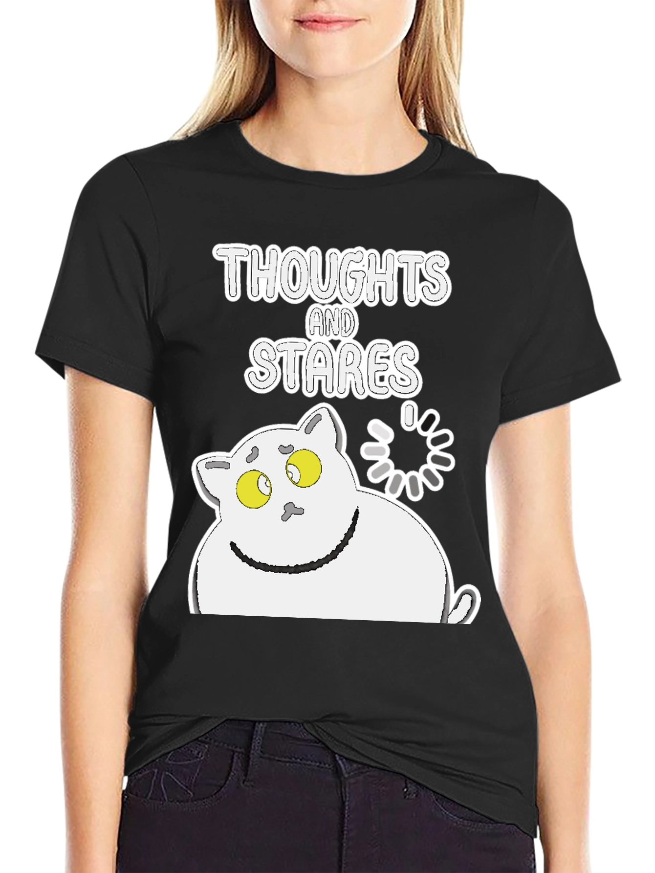 Thoughts and Stares Graphic T-Shirt
