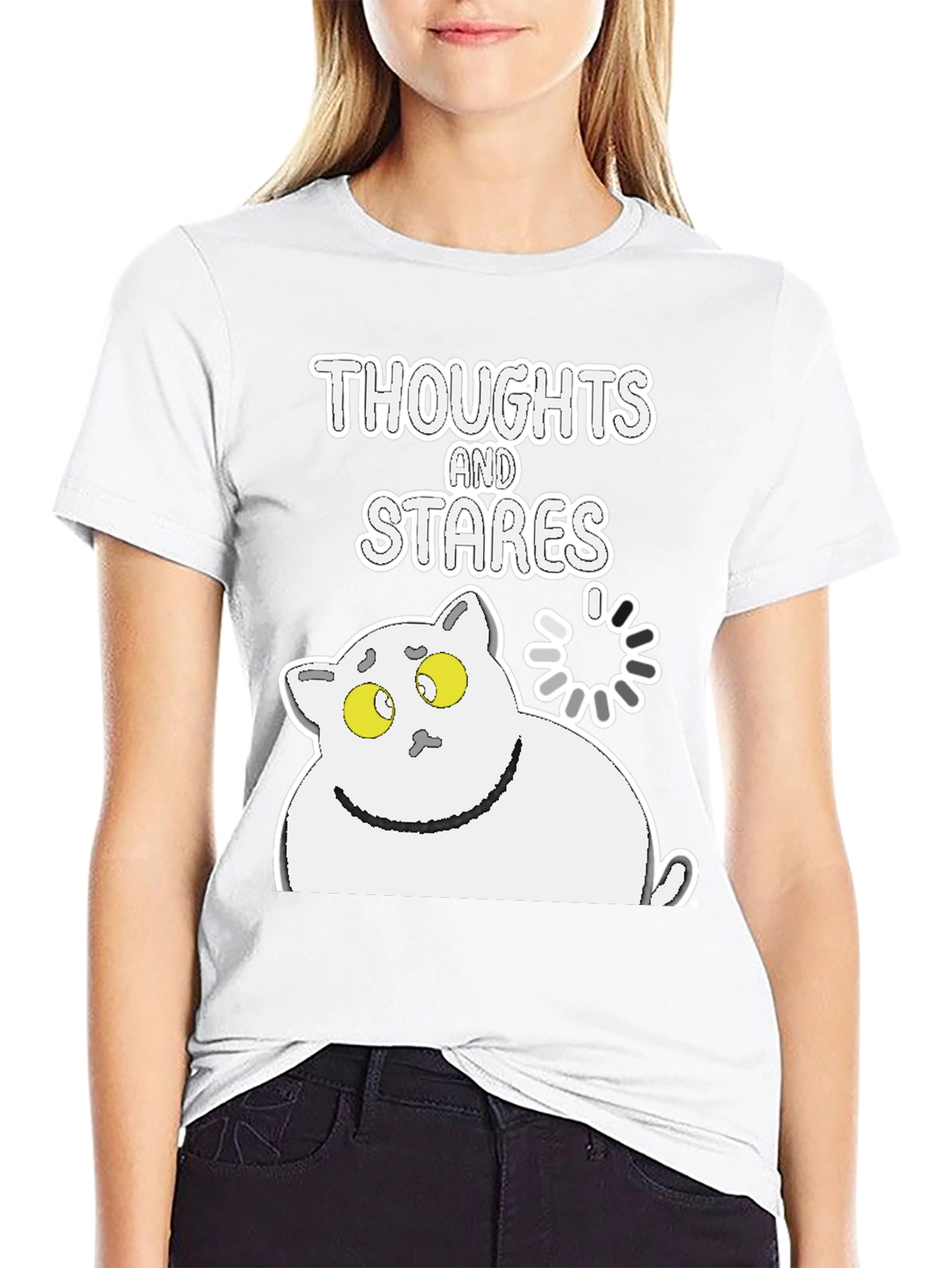 Thoughts and Stares Graphic T-Shirt