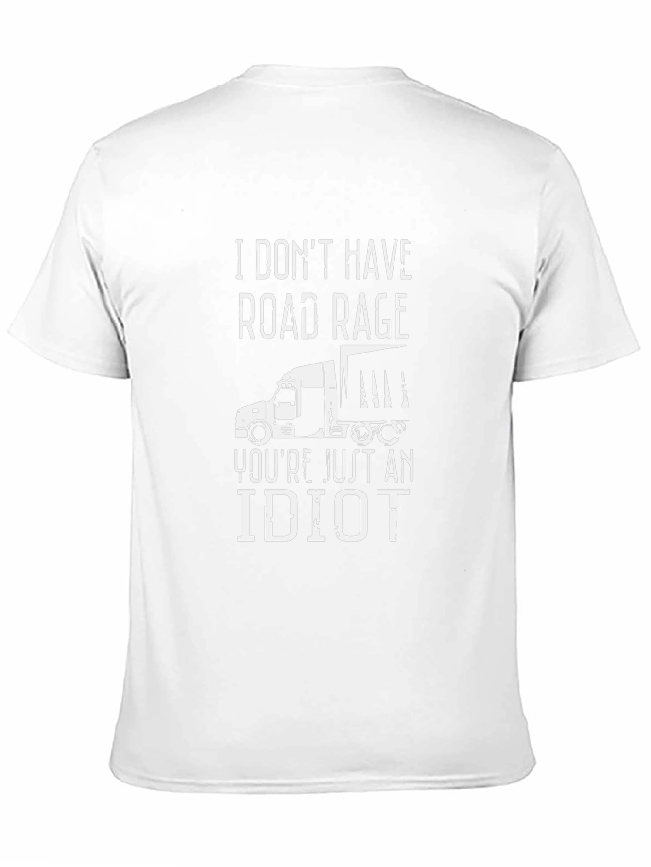 Road Rage Trucker T-Shirt - Funny Mens Tee