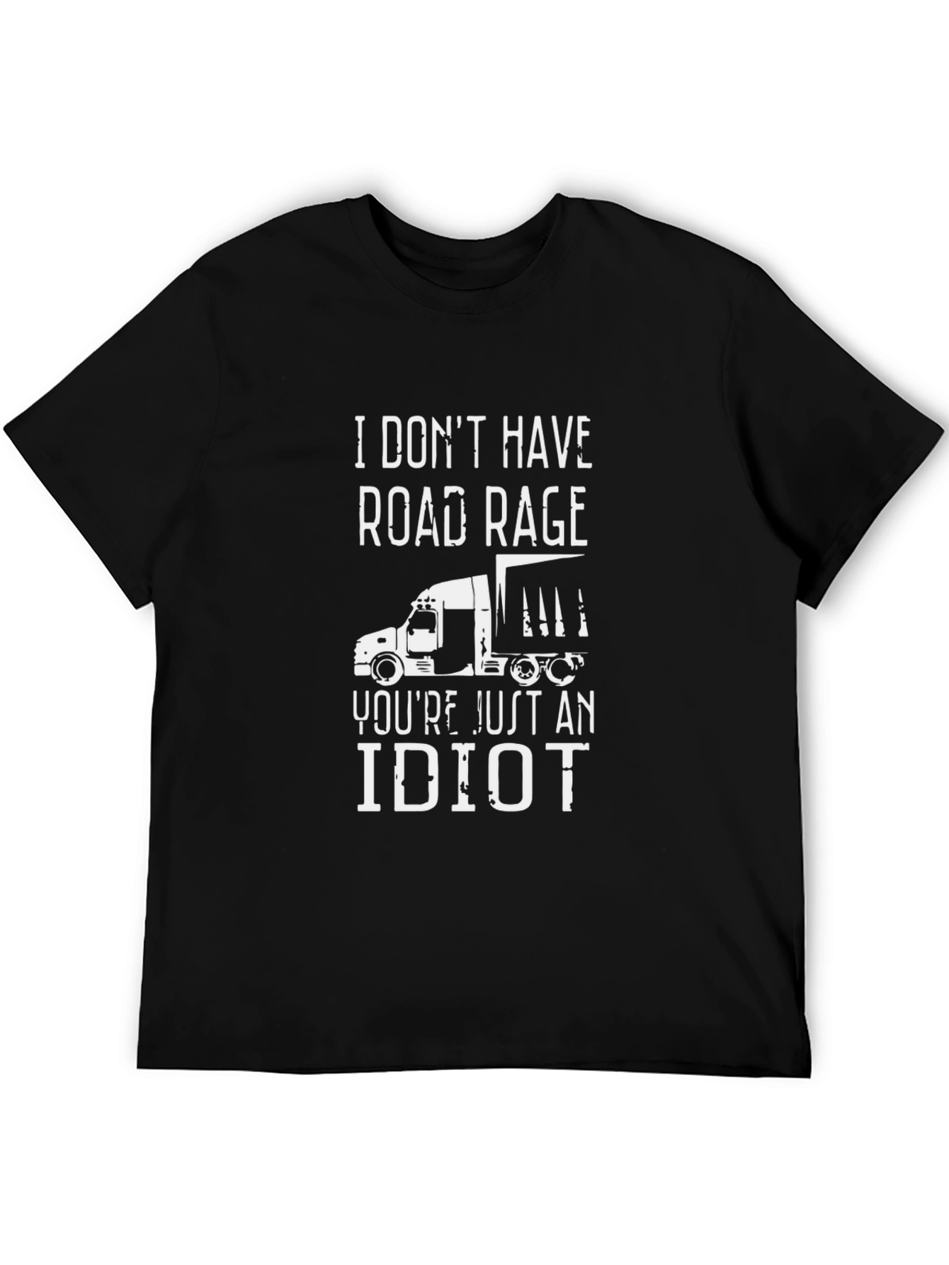 Road Rage Trucker T-Shirt - Funny Mens Tee