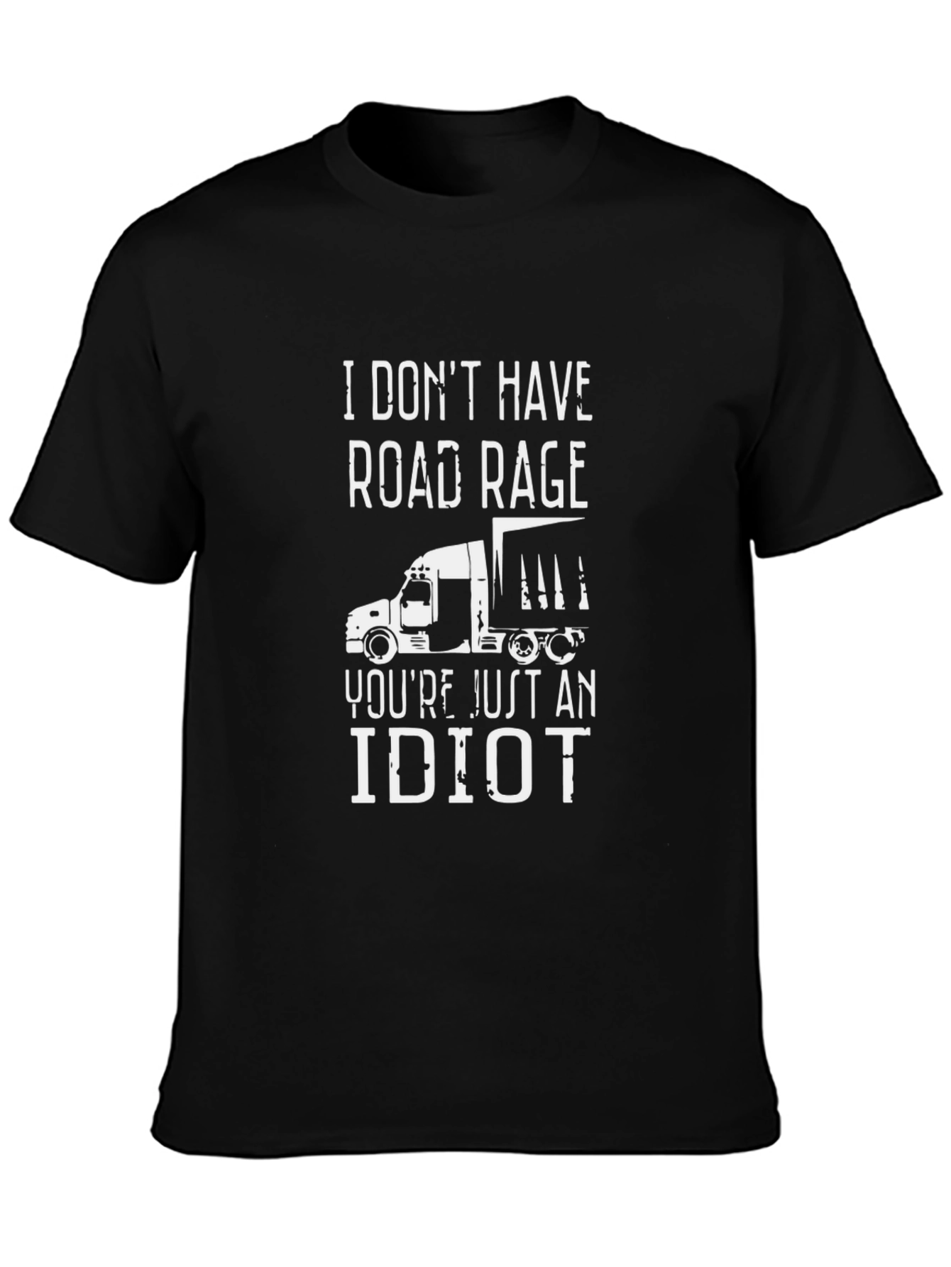 Road Rage Trucker T-Shirt - Funny Mens Tee