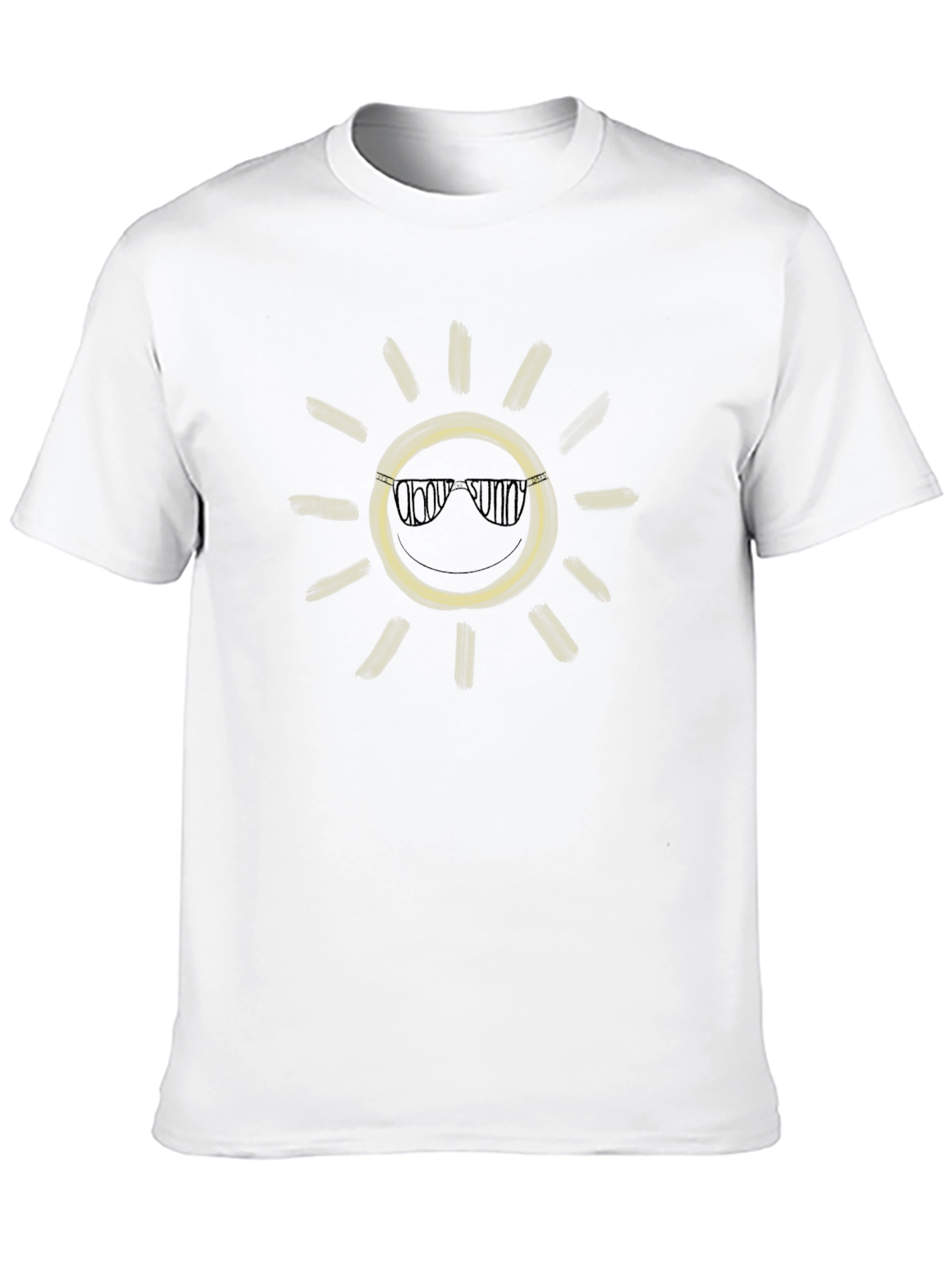 Cool Sun Graphic T-Shirt - Black Casual Tee