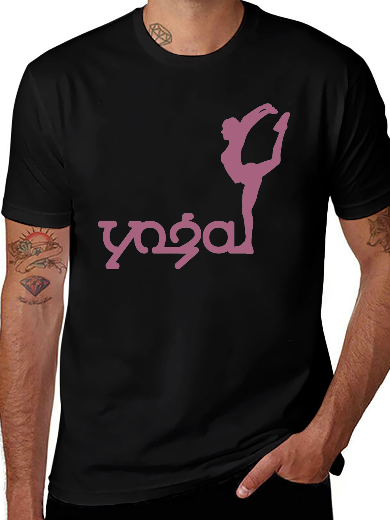 Yoga Pose Graphic T-Shirt
