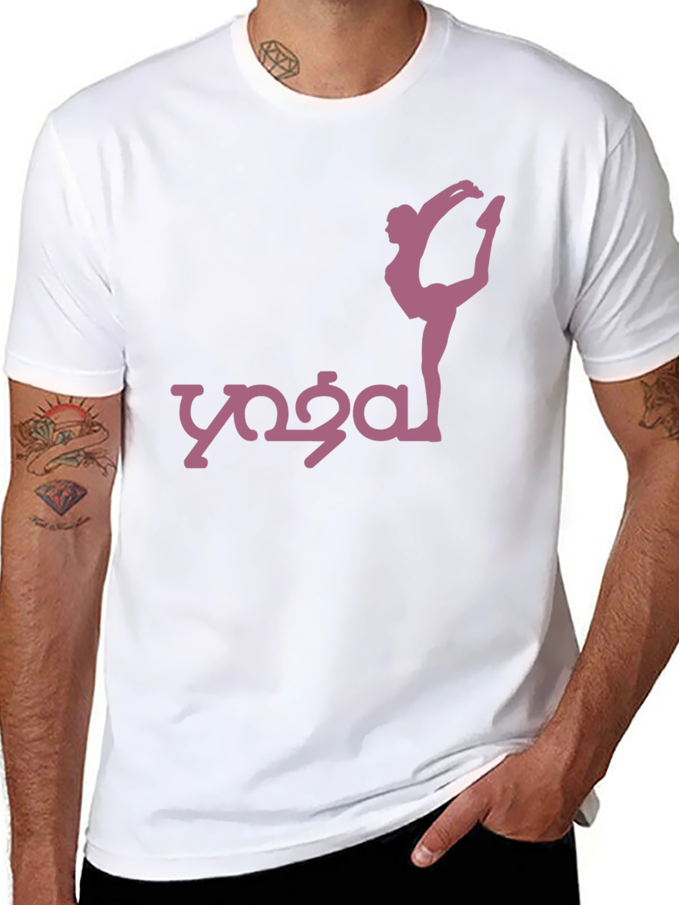 Yoga Pose Graphic T-Shirt