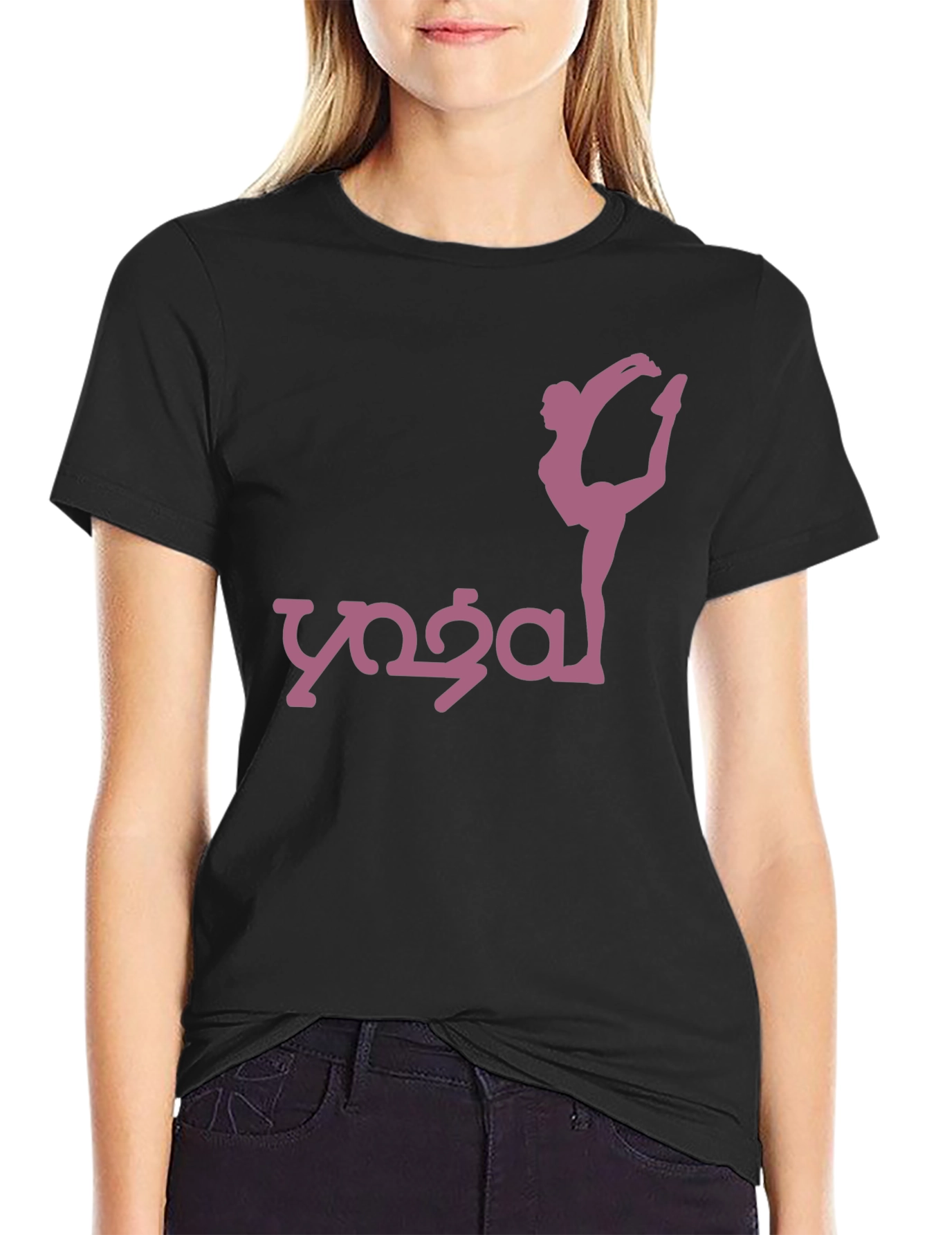 Yoga Pose Graphic T-Shirt