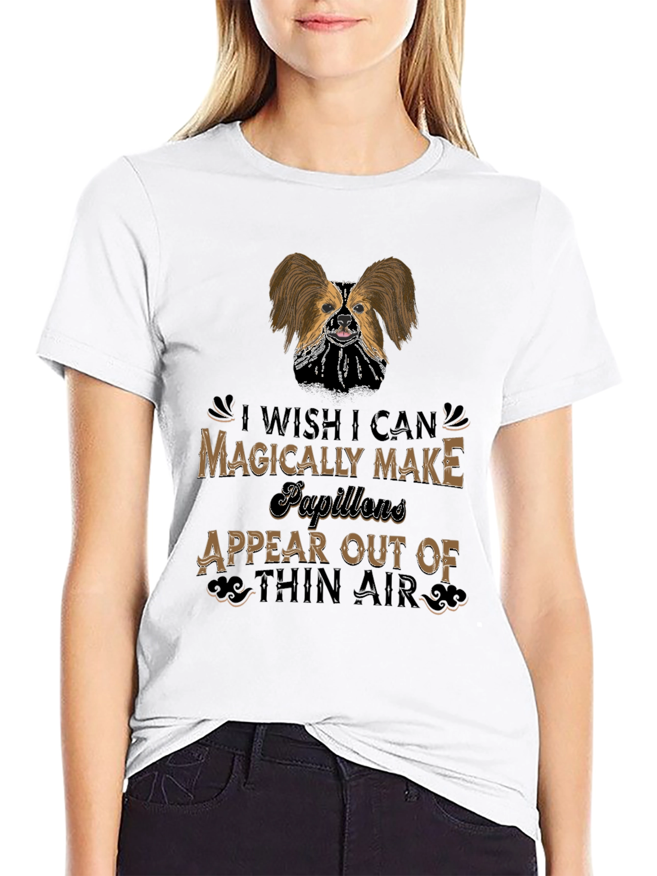 Magical Papillon T-Shirt Pet Lover Tee