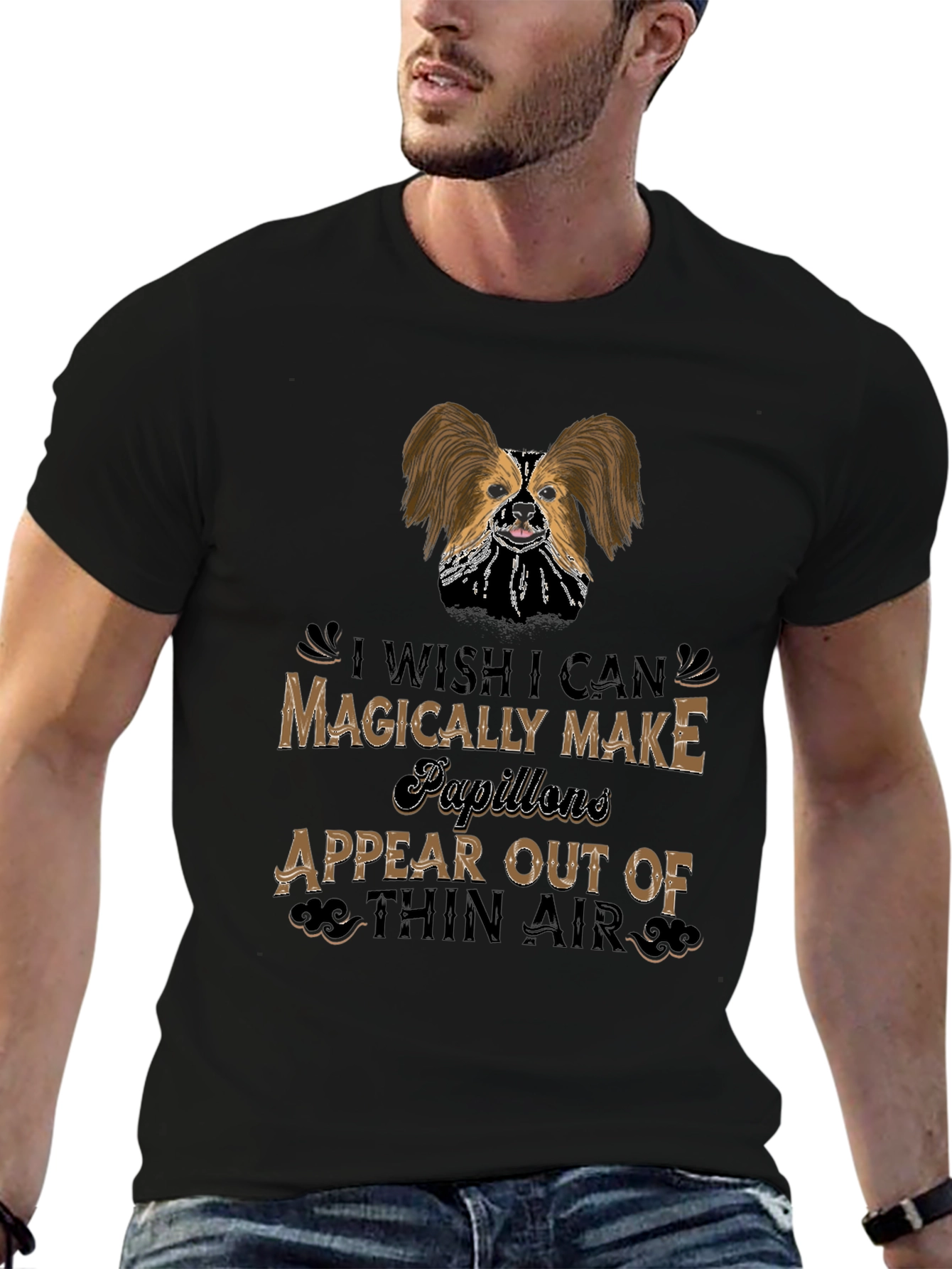 Magical Papillon T-Shirt Pet Lover Tee