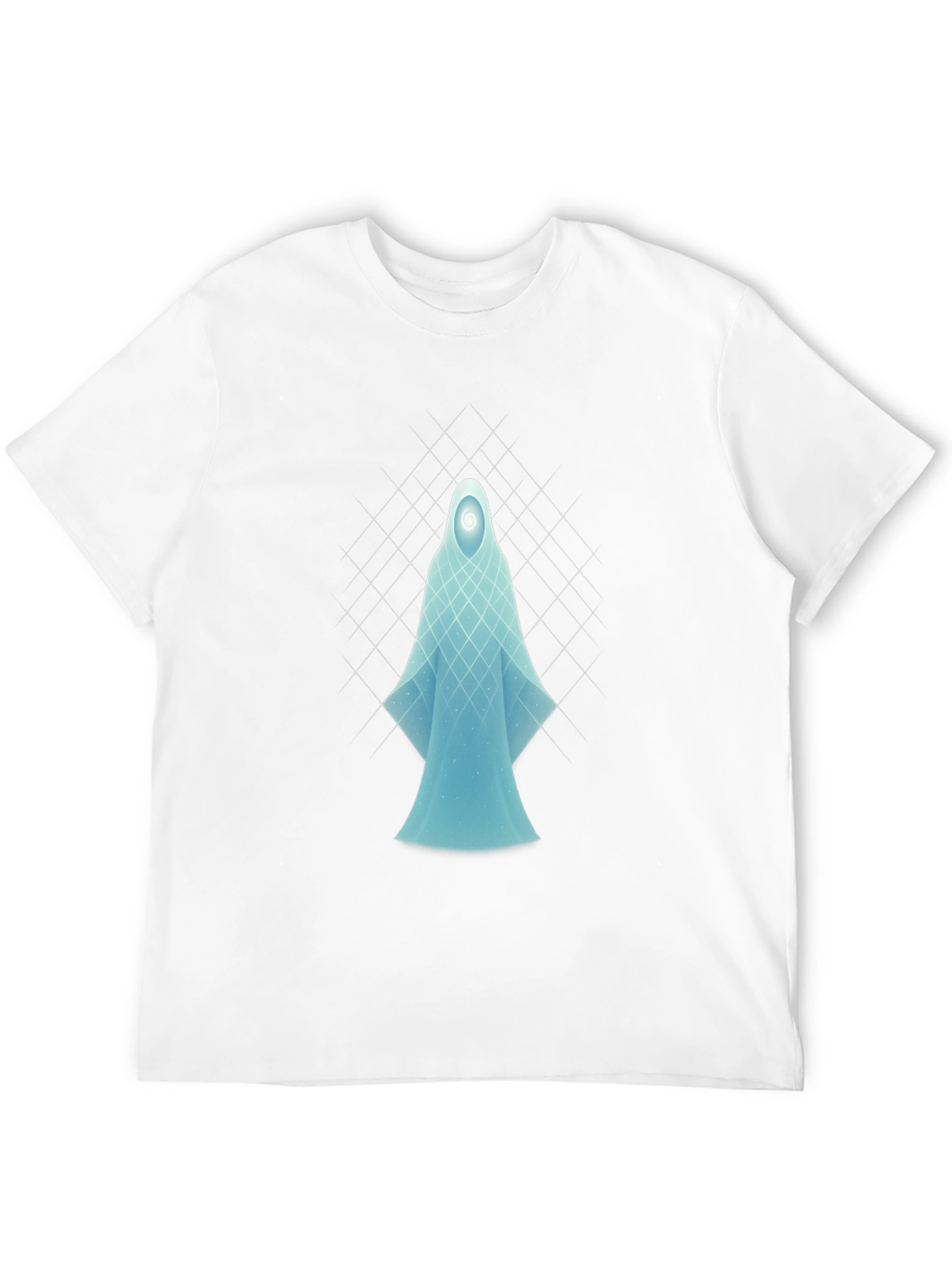 Ethereal Spirit Graphic Tee - Black Cotton Comfort