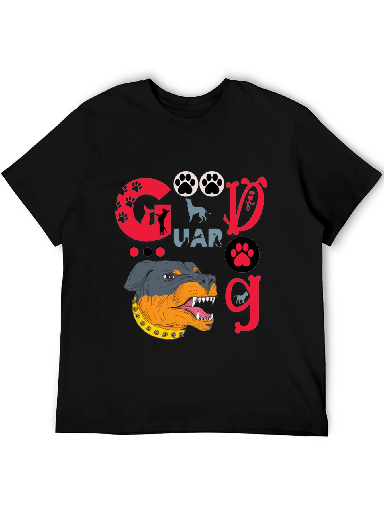 Dog Guard T-Shirt - Rottweiler Graphic Tee