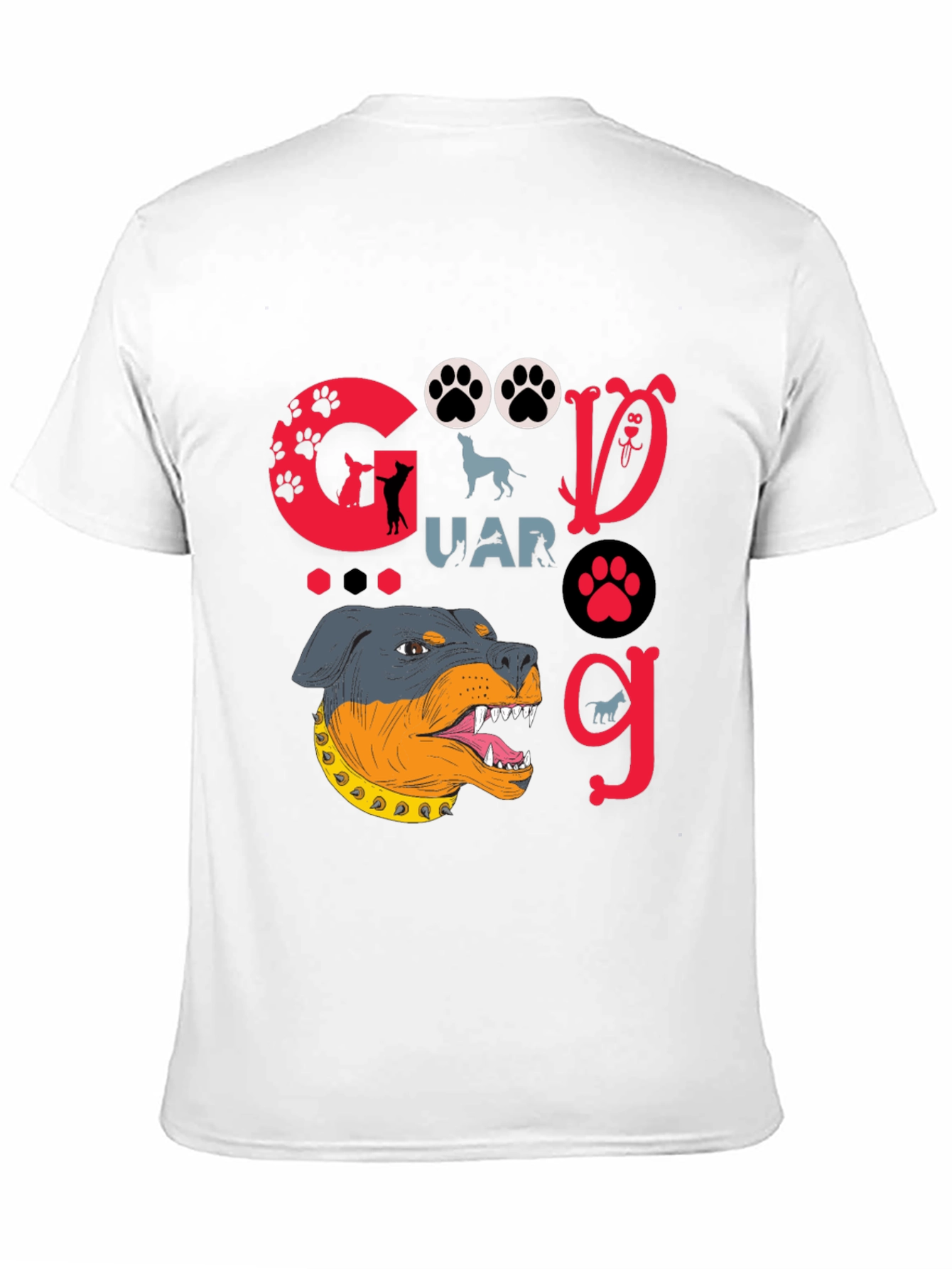 Dog Guard T-Shirt - Rottweiler Graphic Tee