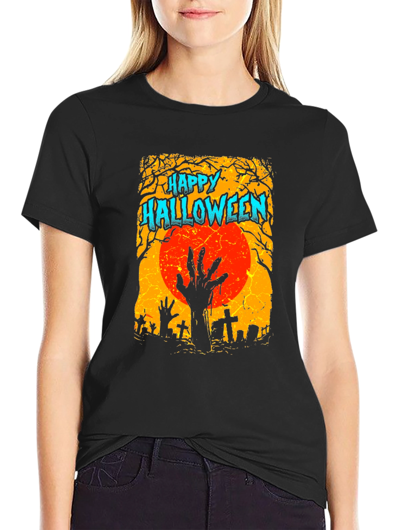 Happy Halloween Zombie T-Shirt