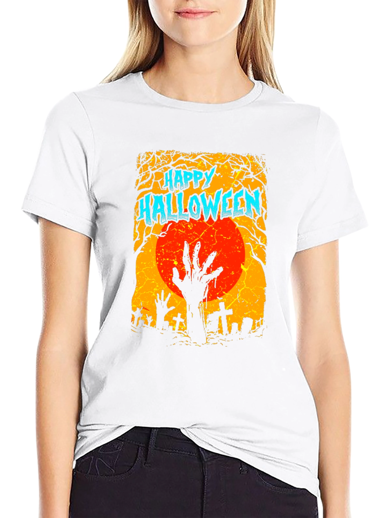 Happy Halloween Zombie T-Shirt