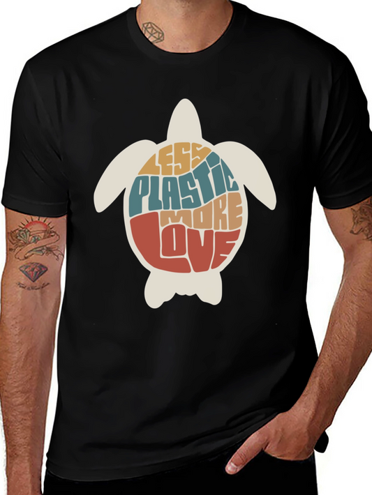 Eco-Friendly Turtle Graphic Tee