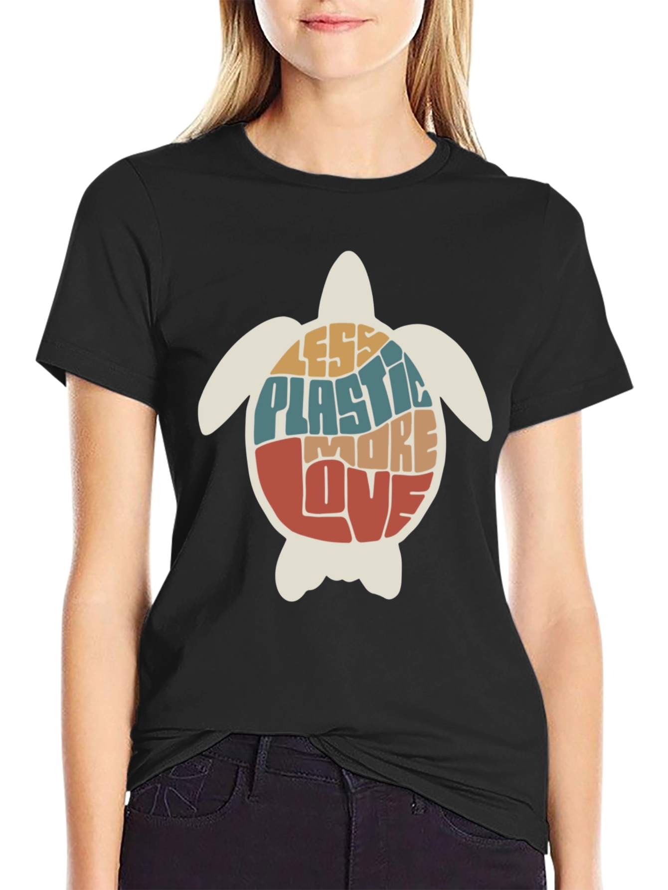 Eco-Friendly Turtle Graphic Tee