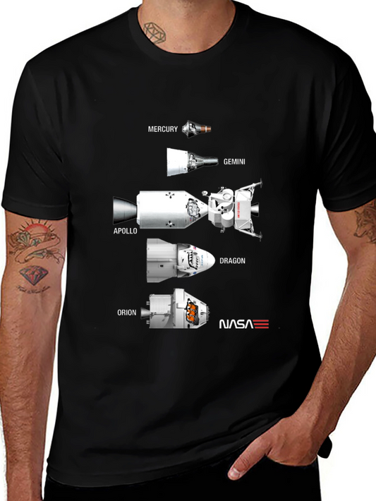 Spacecraft Evolution NASA T-Shirt