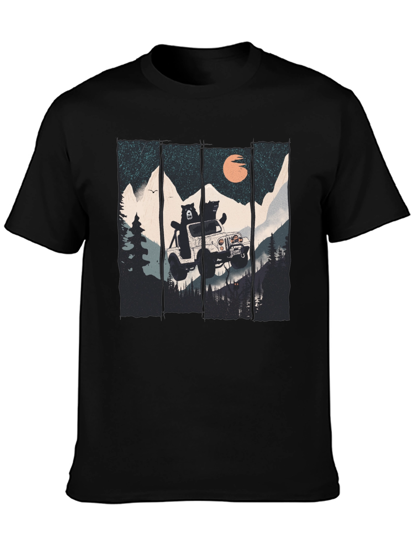 Bear Off-Roading Graphic T-Shirt