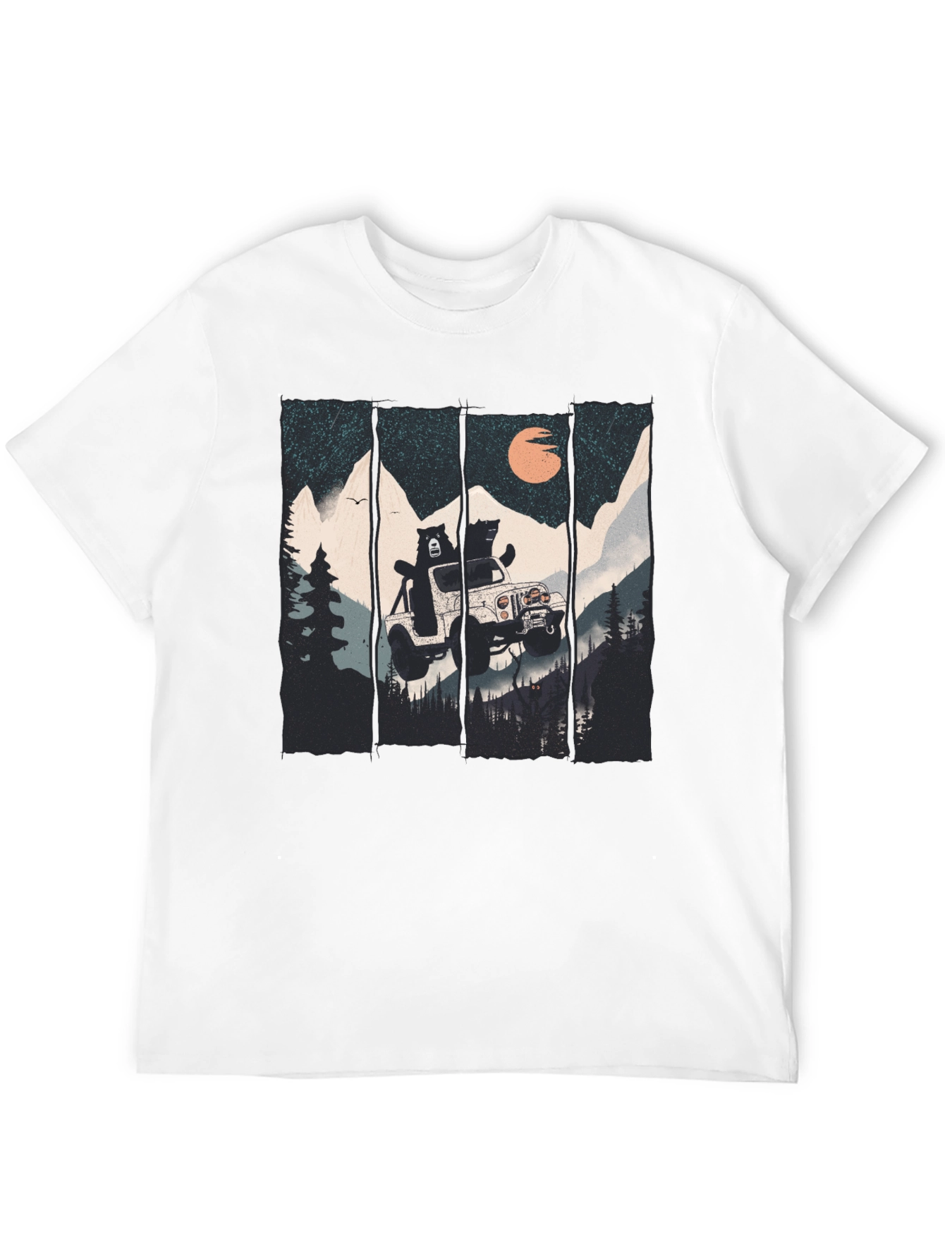 Bear Off-Roading Graphic T-Shirt