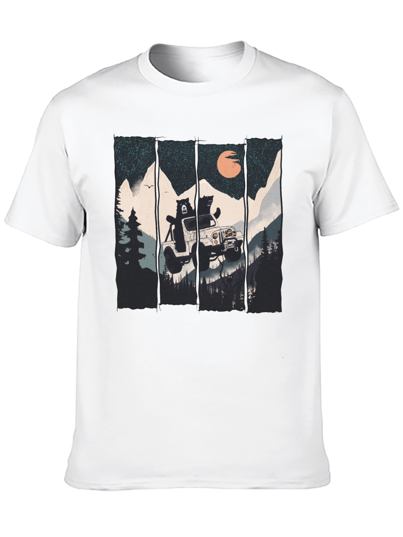Bear Off-Roading Graphic T-Shirt